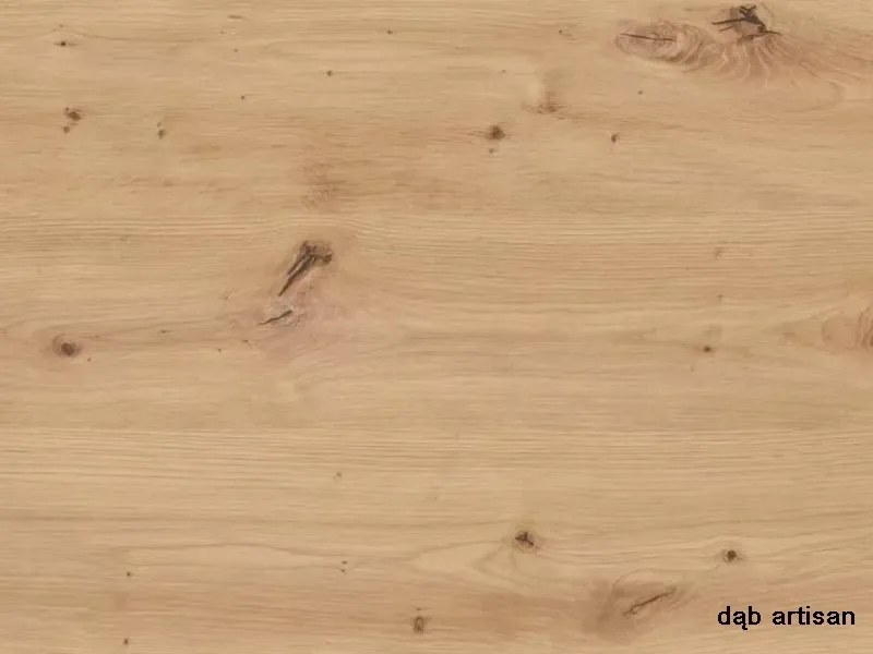 STÓŁ DANTE DĄB ARTISAN / CZARNY MAT FI 102 (102-144) SIGNAL