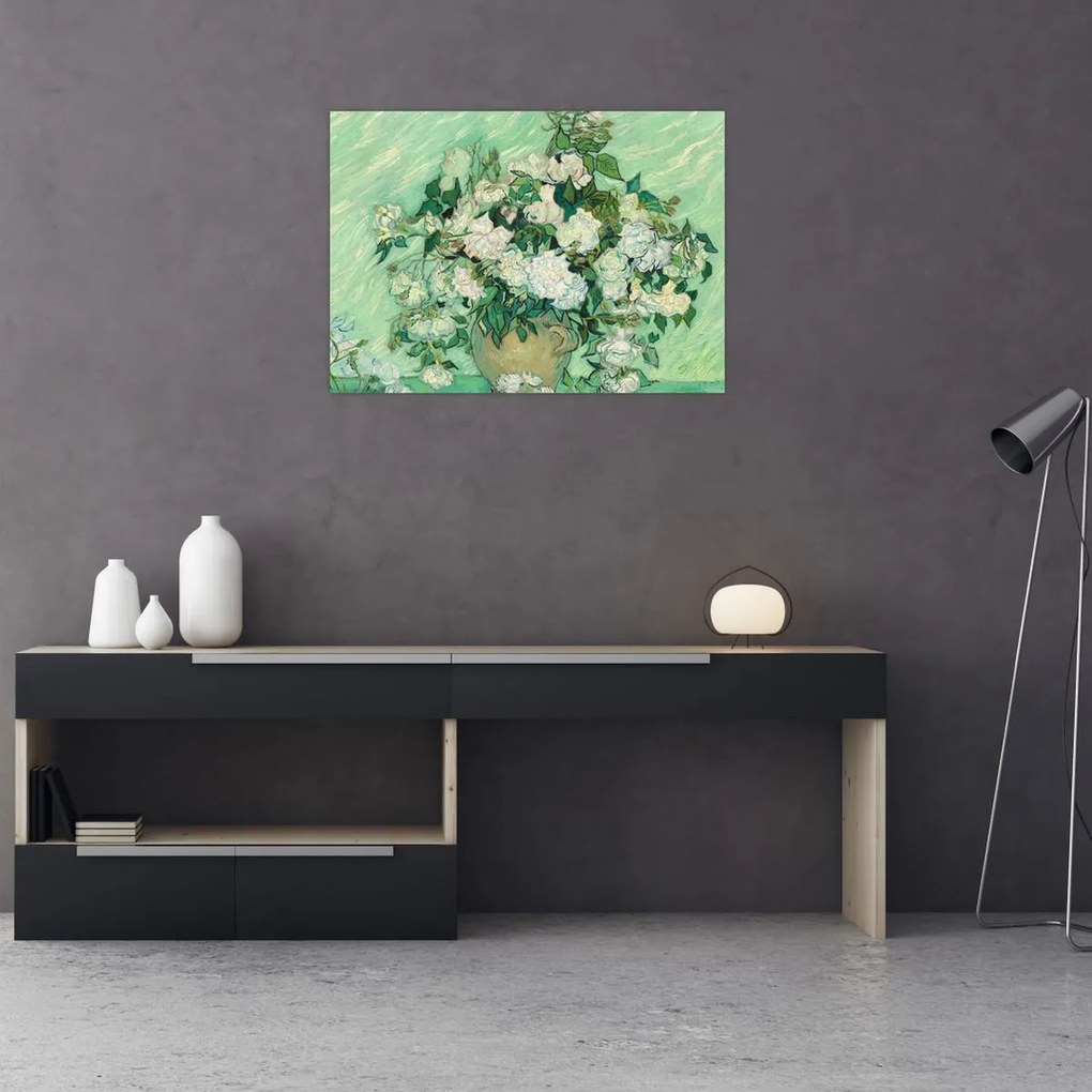 Obraz - Vincent van Gogh, Roses, reprodukcje (70x50 cm)