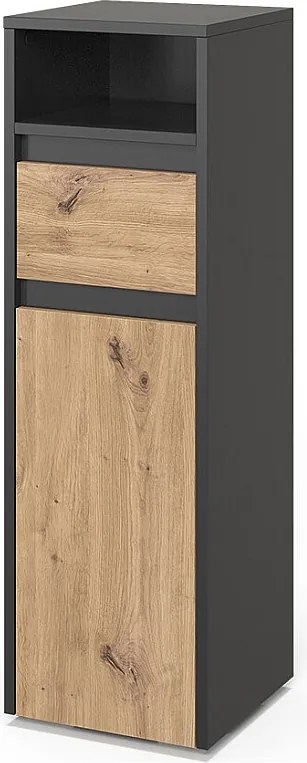 Szafka Midi antracyt/artisan 30.2x30x96.3 majest
