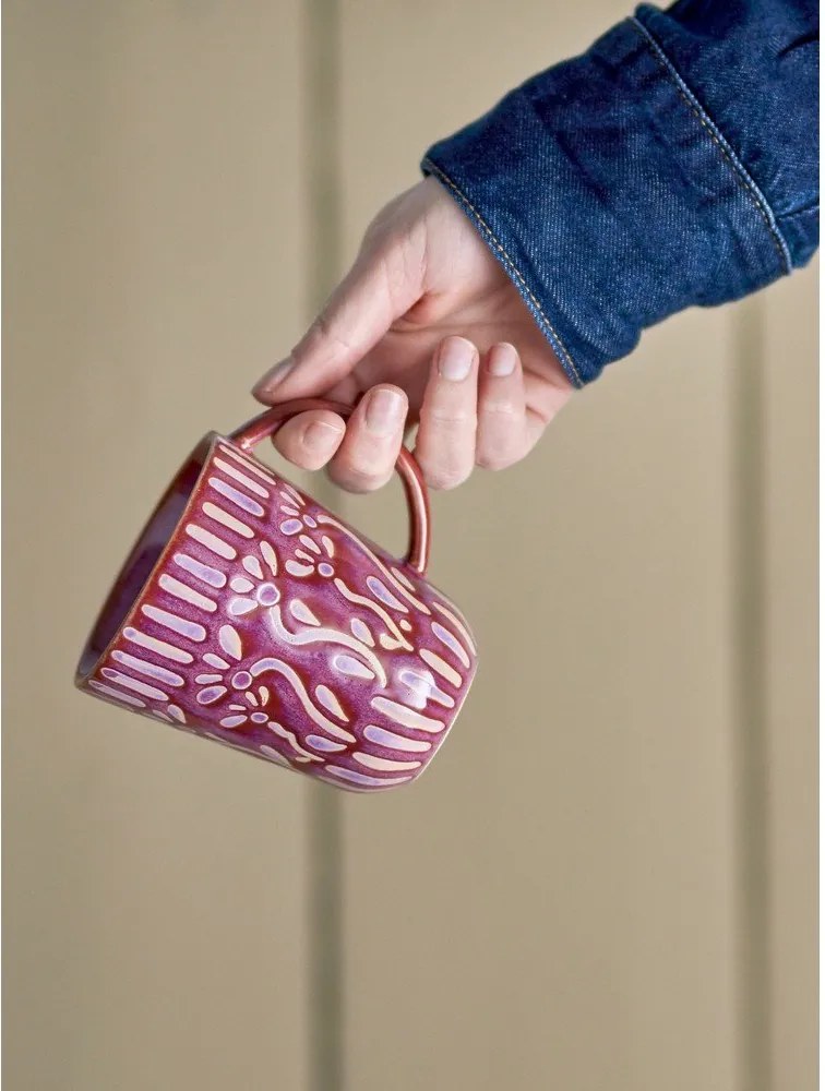 Fioletowy kamionkowy kubek 150 ml Samsin – Bloomingville