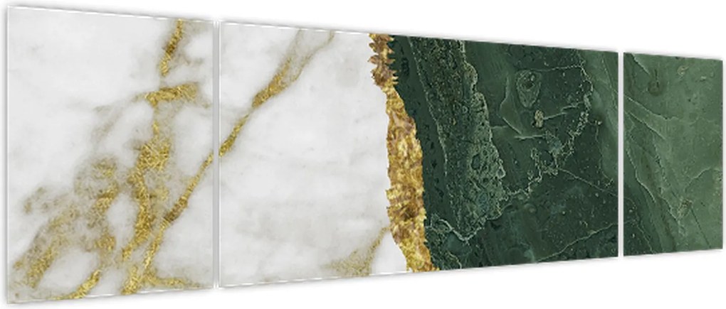 Obraz - Zielony marmur N⁰3 (170x50 cm)