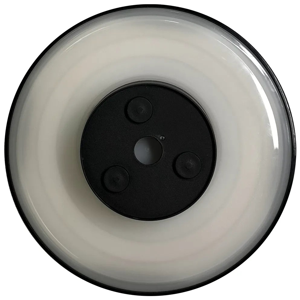 Kinkiet Wewnętrzny i Zewnętrzny 22 cm Disk 15W 3CCT IP65 Czarny