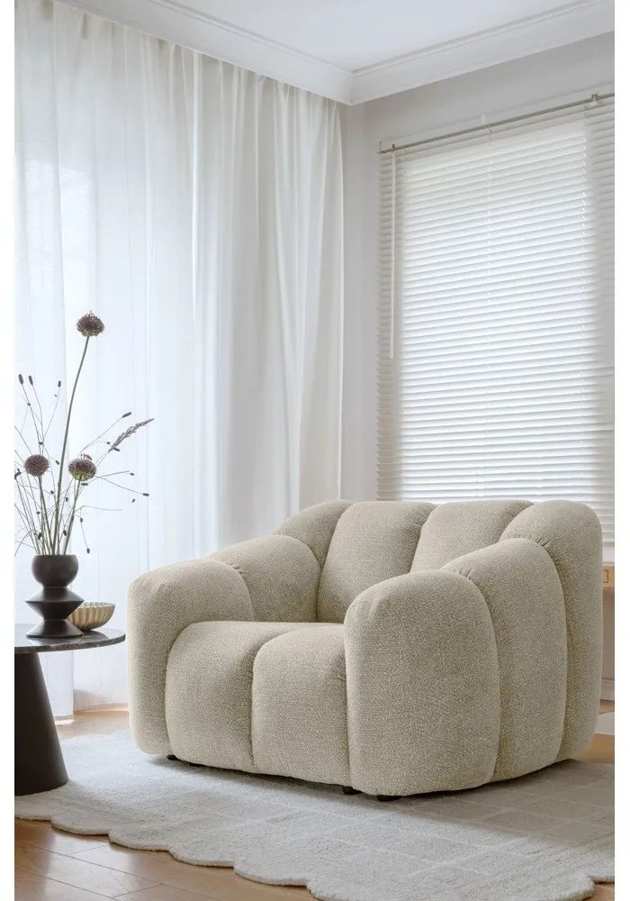 Beżowy fotel Shell – Miuform