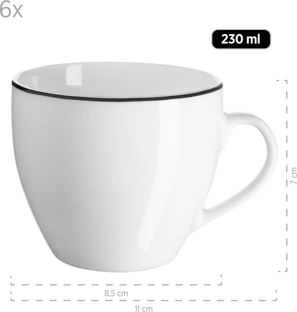 Mäser Zestaw do kawy 18 szt. NOLA