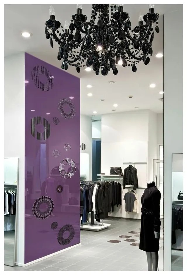 Naklejka Ambiance Grey And Black Circles
