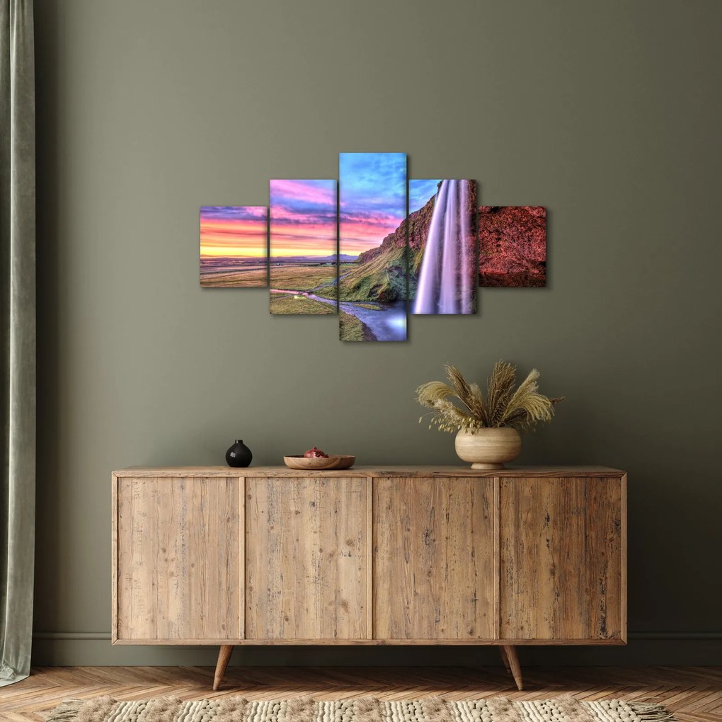 Obraz - Wodospad Seljalandsfoss (125x70 cm)