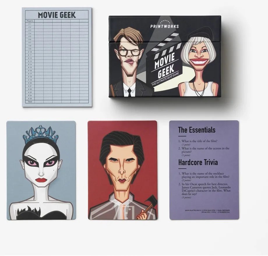 Gra towarzyska Trivia game Movie geek – Printworks