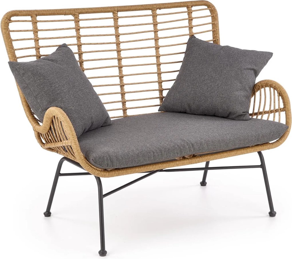 Sofa z technorattanu do domu i ogrodu Ikaro XL
