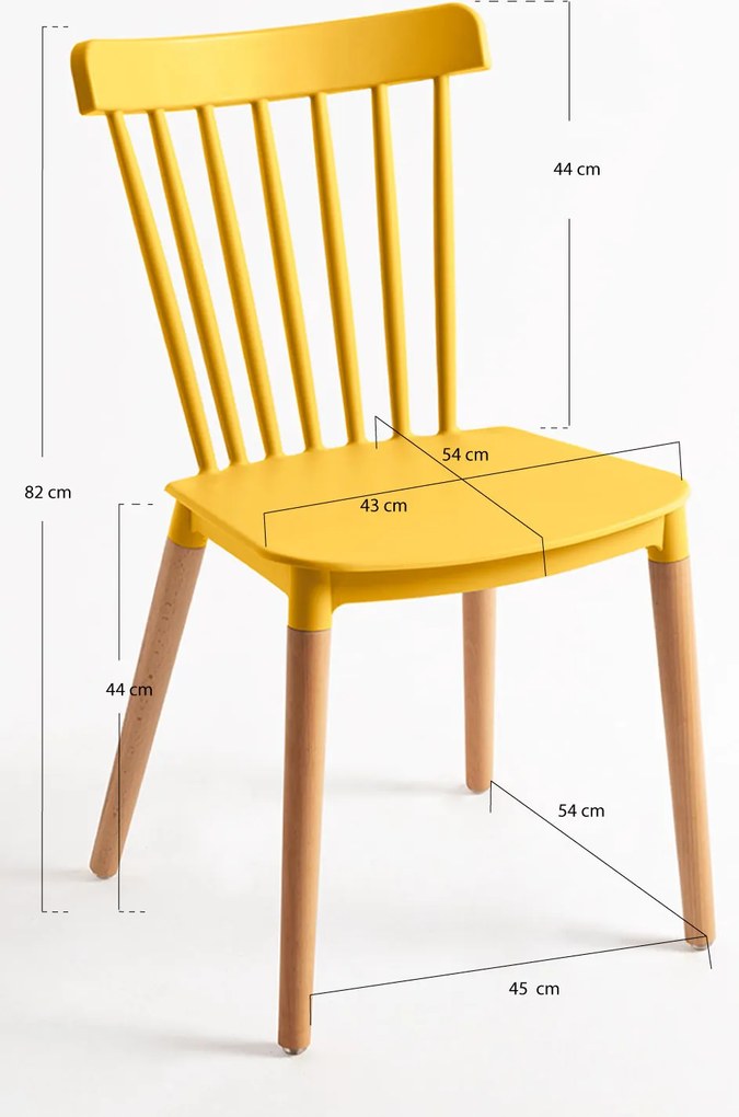 Zestaw 2 Krzese Leka