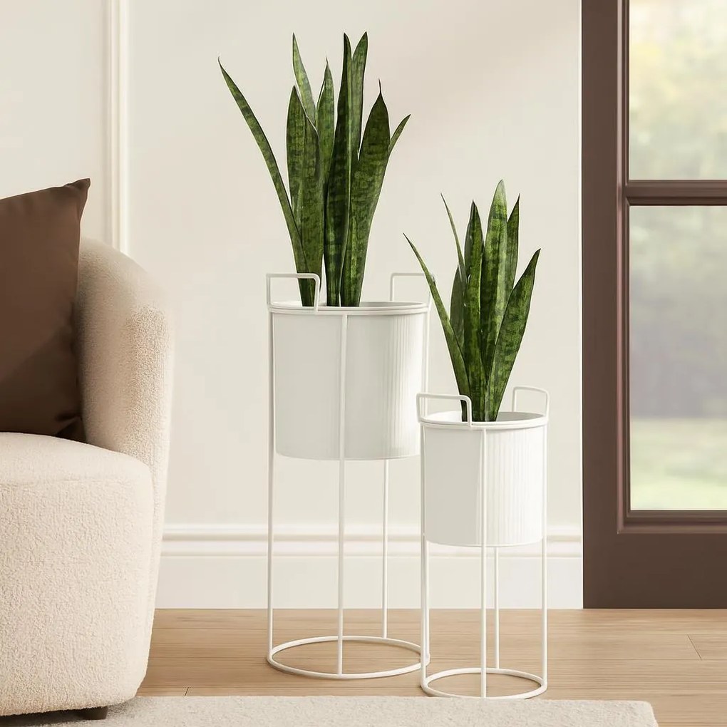 Kwietniki metalowe IDEM, 2 sztuki