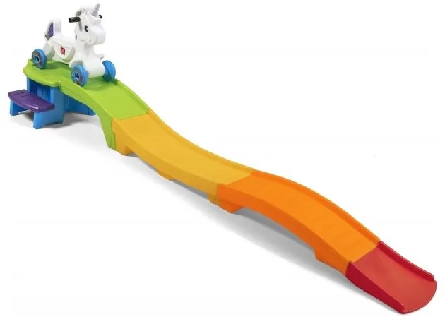 Step2 kolejka górska tor jeździk jednorożec unicorn