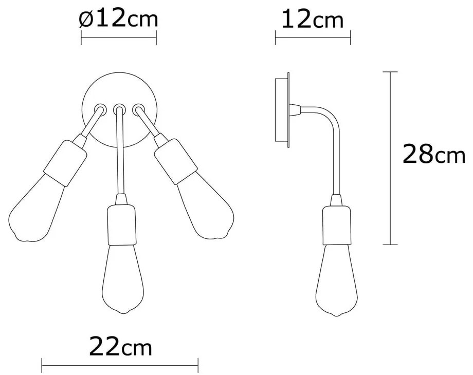 Kinkiet w kolorze brązu Harput – Opviq lights