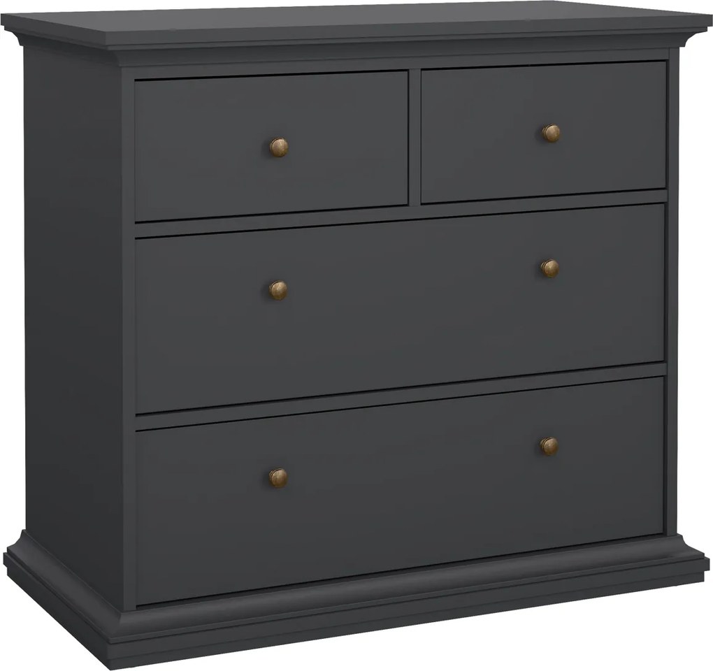 Komoda Paris 2+2 kolor szary