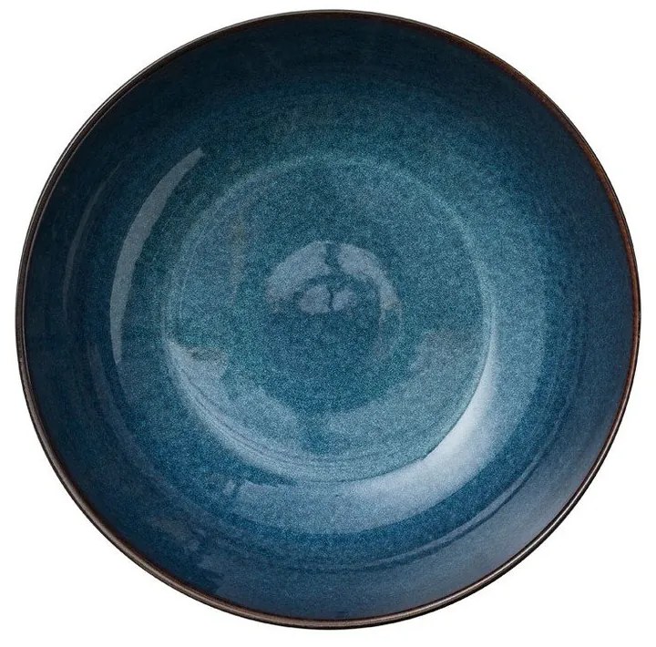 Czarno-niebieska kamionkowa misa ø 30 cm Gastro Dark Blue/Black – Bitz