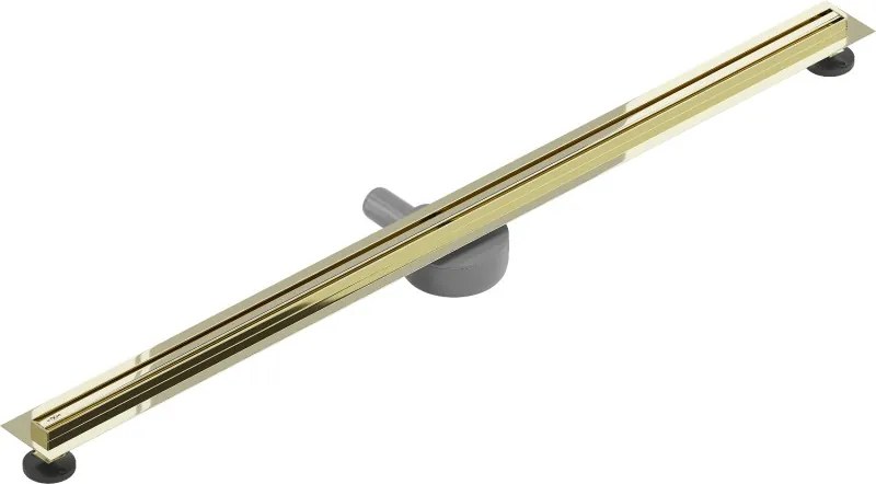 Mexen Flat 360° Slim odpływ liniowy obrotowy 130 cm, złoty - 1541130