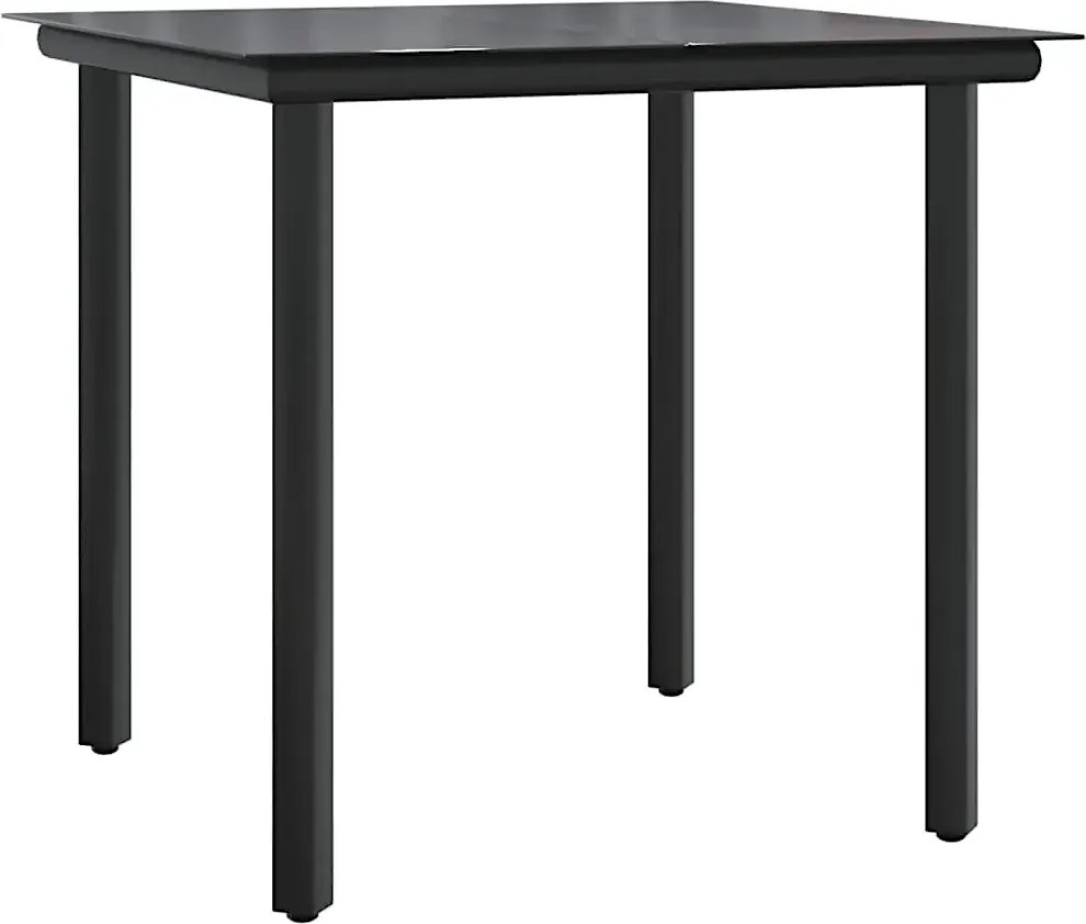 Czarny ogrodowy zestaw z siateczkowej tkaniny F6-G63