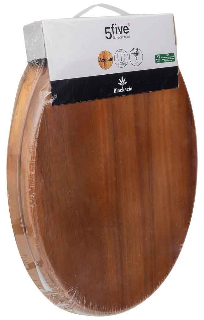 Drewniana deska sedesowa ACACIA, 46,5 x 37,3 x 6,4 cm
