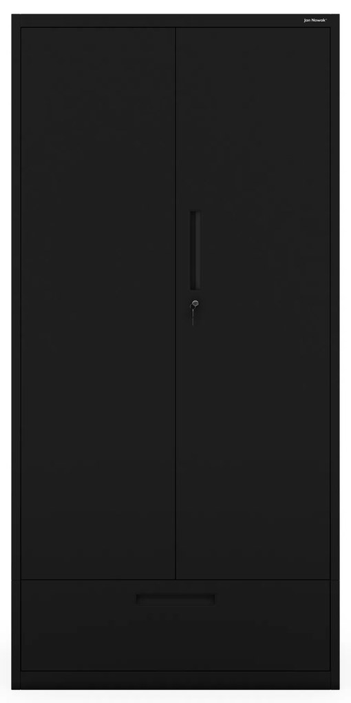 Megan Czarny - szuflada pojedyncza 185 cm