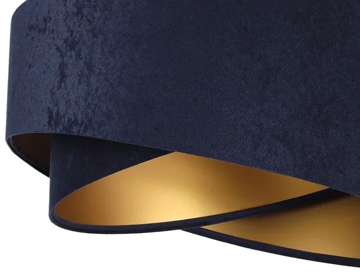Granatowo-złota lampa wisząca glamour - EX985 E8-L48