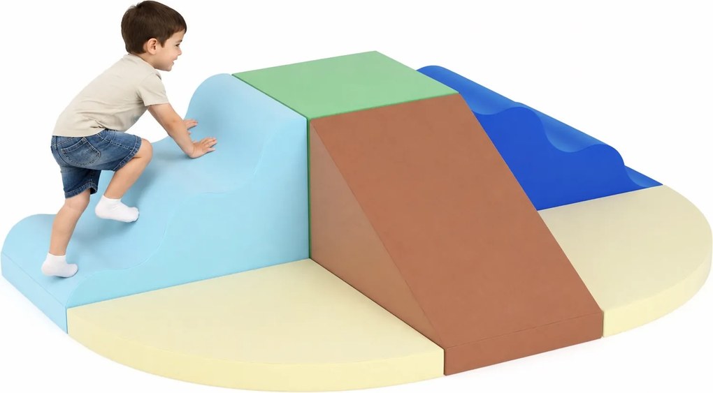 Modułowy plac zabaw piankowy - zestaw Happy Playground H600-3