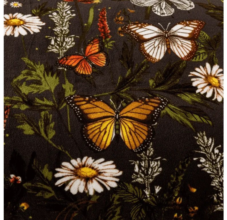 PrzytulneMieszkanie.pl PrzytulneMieszkanie.pl Pościel z mikropluszu MEADOW BUTTERFLY kolorowe Rozmiar pościeli: 2 szt 70 x 90 cm | 200 x 220 cm