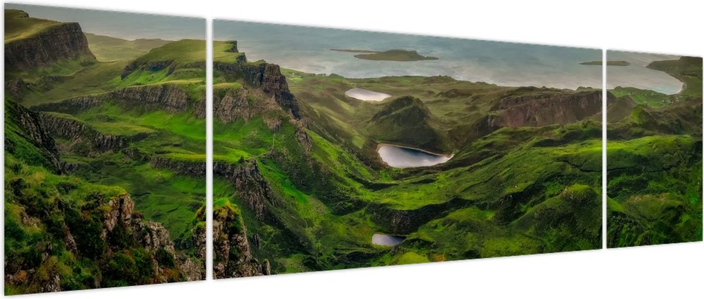 Obraz - Quiraing, Szkocja (170x50 cm)