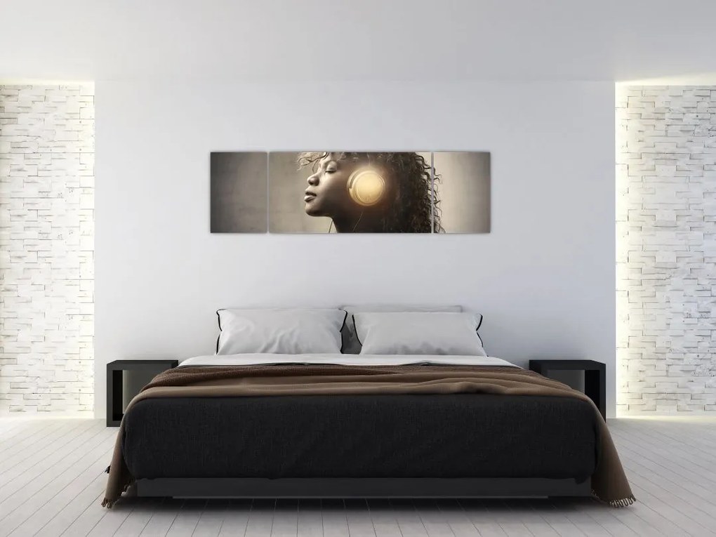 Obraz - Potęga muzyki (170x50 cm)