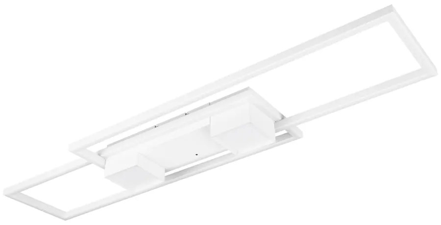 Biała lampa sufitowa LED ze zdalnym sterowaniem i ściemniaczem 28x100 cm Albany – Trio