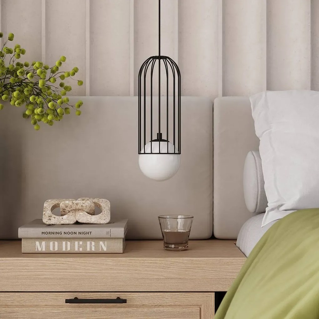 Lampa wisząca BRINA 3P czarna SOLLUX LIGHTING