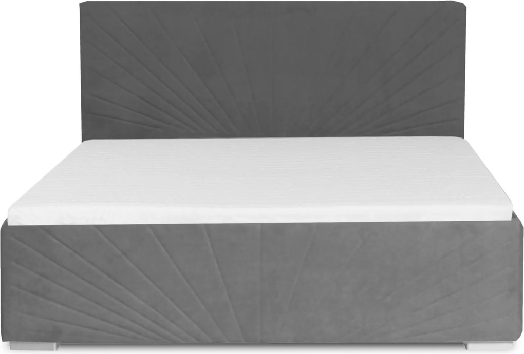 Łóżko OLEG 160x200 cm Capuccino Z materacem