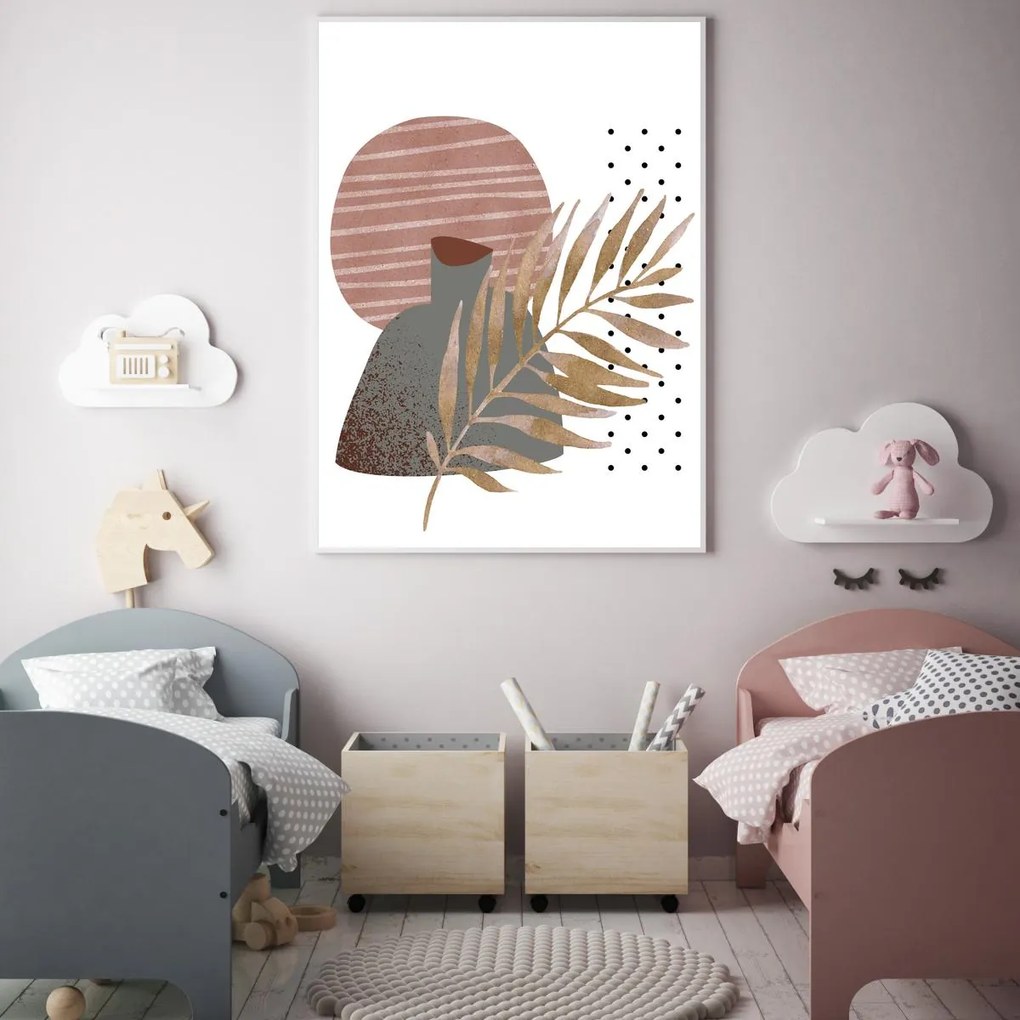 Plakat - Symboliczna abstrakcja (A4)