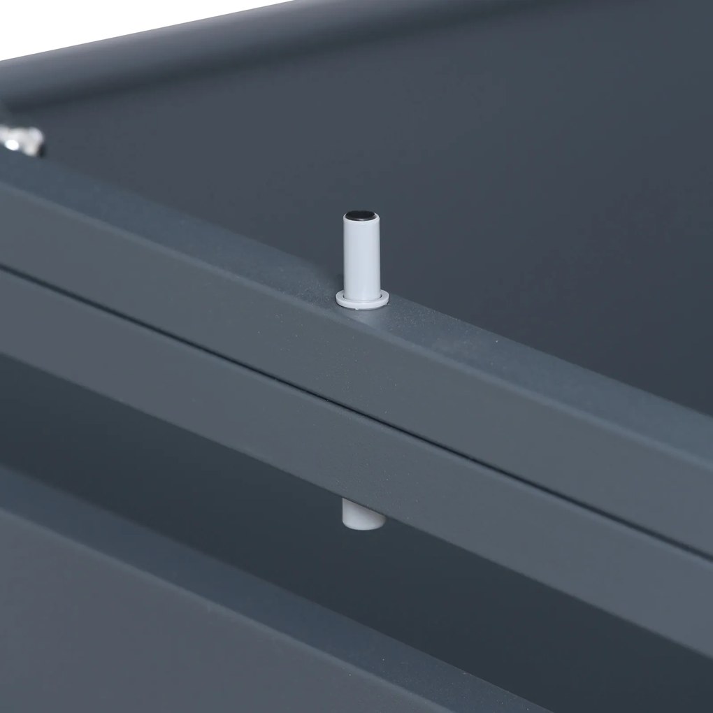 Wiata na pojemnik na odpady 240 l, 1160 x 695 x 800 mm
