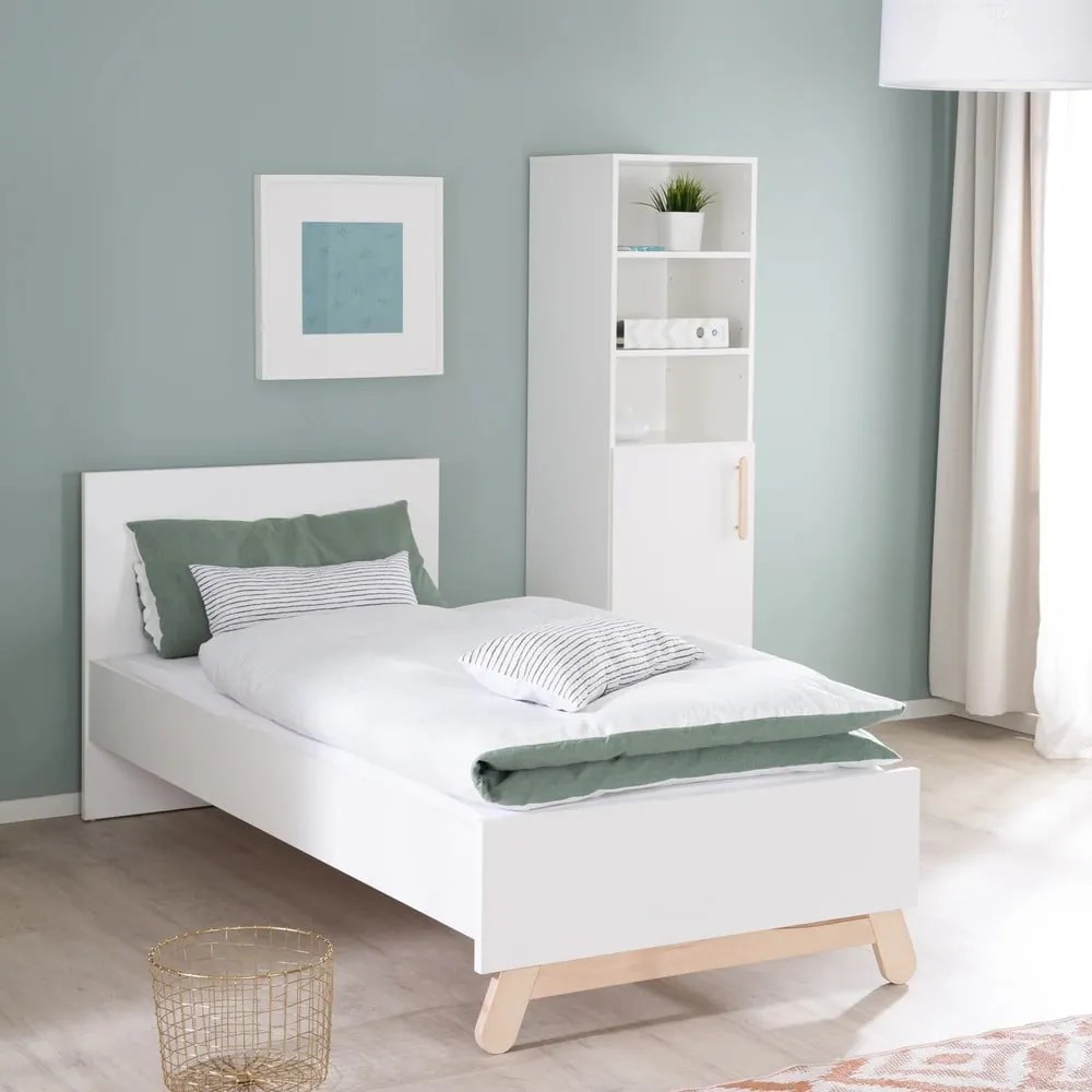 Białe łóżko dziecięce 90x200 cm Clara – Roba