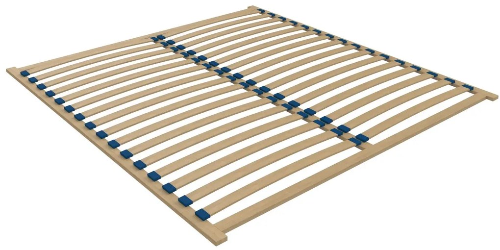 Łóżko HALLE 180x200 dąb wotan mat/czarne HELVETIA