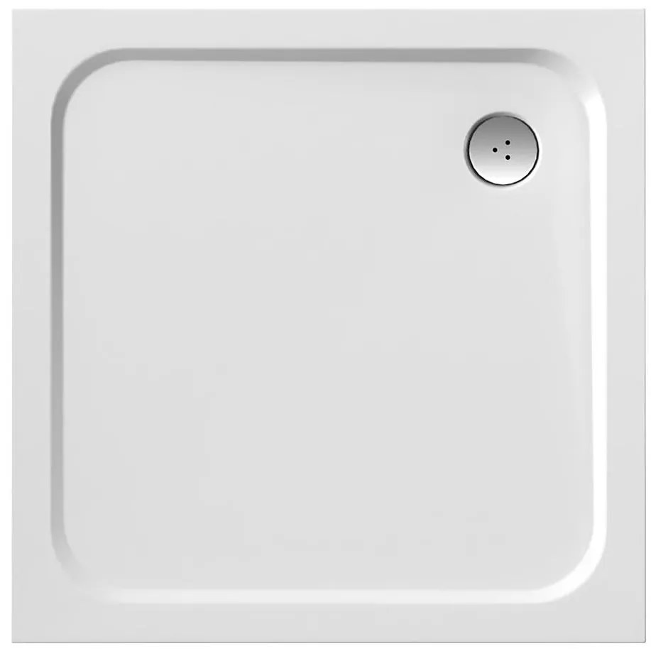 Ravak XA047701010 - Kwadratowy brodzik prysznicowy PERSEUS 90x90 cm biały