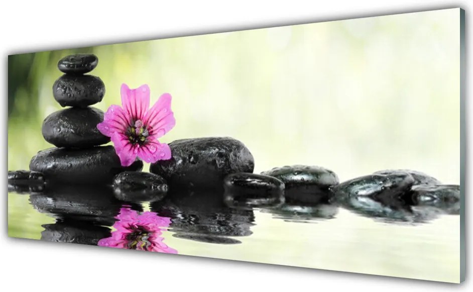 Panel Szklany Dekoracyjny Kwiat w Rozkwicie