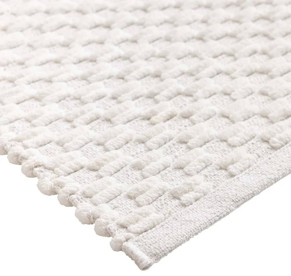 Kremowy dywanik łazienkowy 50x80 cm Lois – douceur d'intérieur