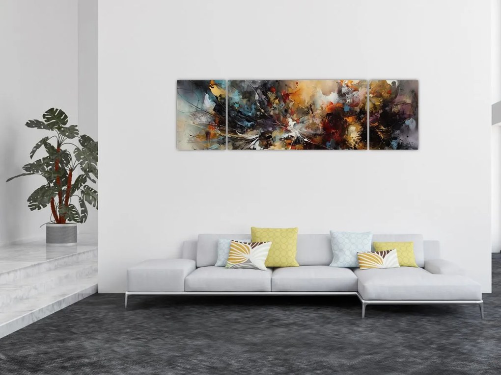 Obraz - Grafika abstrakcyjna (170x50 cm)