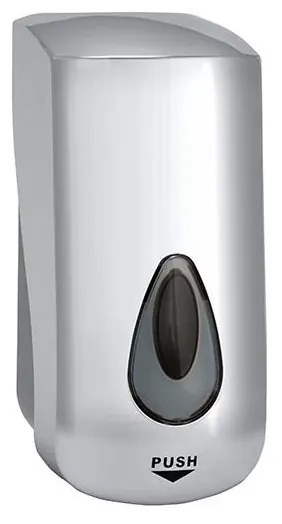 Dozownik do mydła 11,5x24,5 cm, srebrny