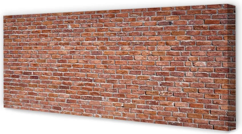 Obraz drukowany na płótnie Ceglany Akcent Dekoracyjny