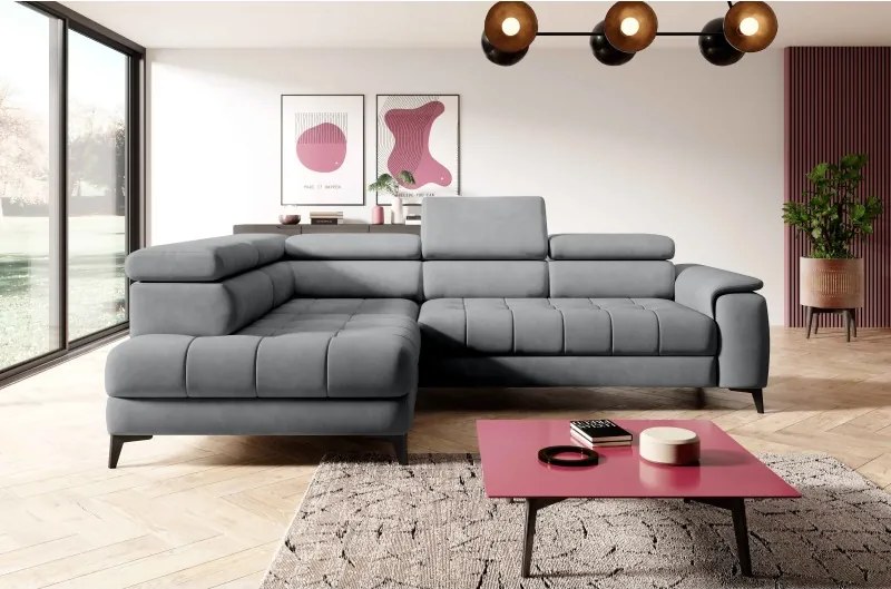 Narożnik CHIVAS L z Elektryczną regulacją siedziska WERSAL