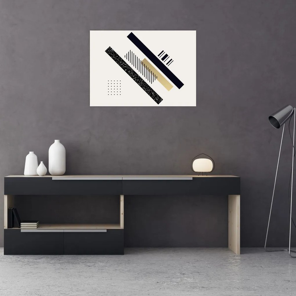 Obraz na szkle - Kształty geometryczne N⁰5 (70x50 cm)