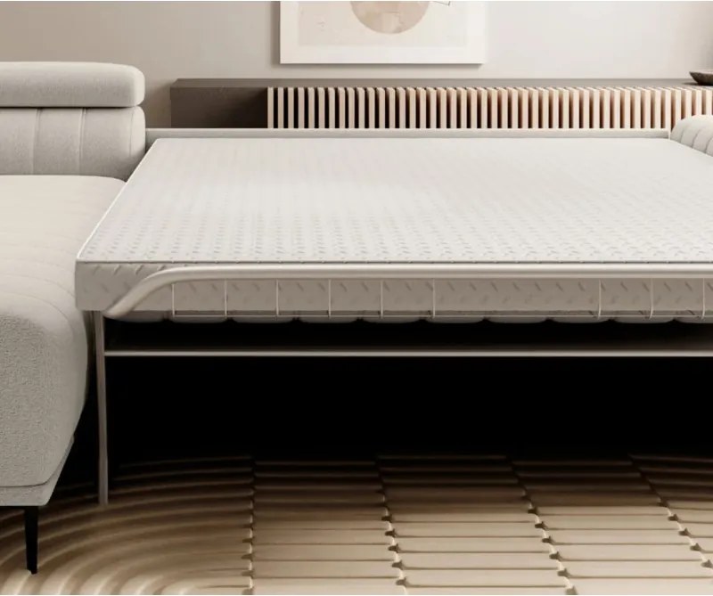 Narożnik GANDI 160 Lewostronny system włoski Salvador 01 Beżowy WERSAL