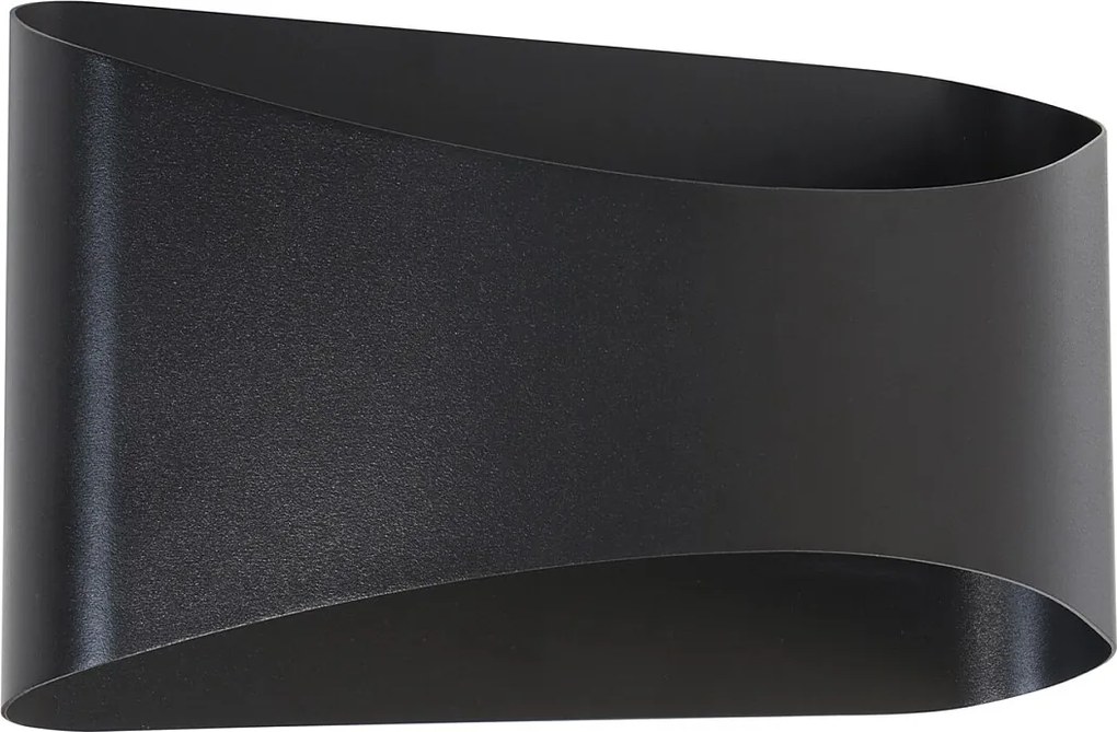 Lampa ?cienna COOPER nowoczesny i uniwersalny styl - Szeroko?? 24 cm - LED SMD 9W - 850lm i 3K - góra i dó? - stal i czer?