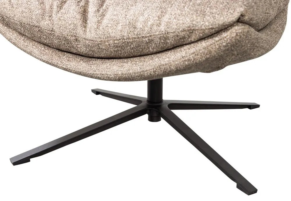 Obrotowy fotel w naturalnym kolorze Arve – WOOOD