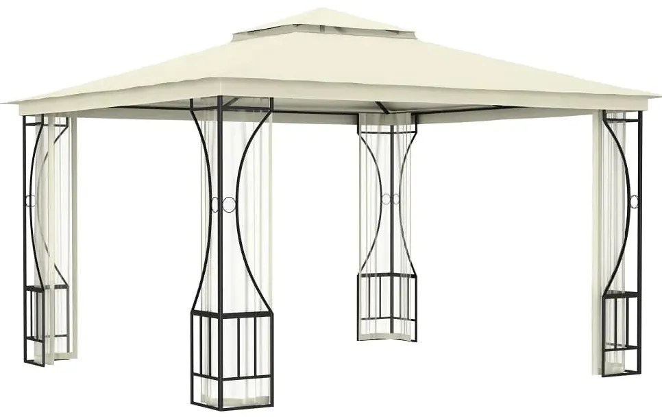 Kremowa altana do ogrodu T8-R33