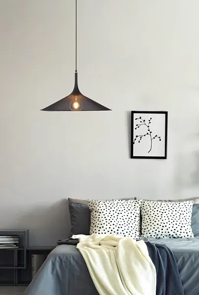 Czarna nowoczesna lampa wisząca - D5-N66