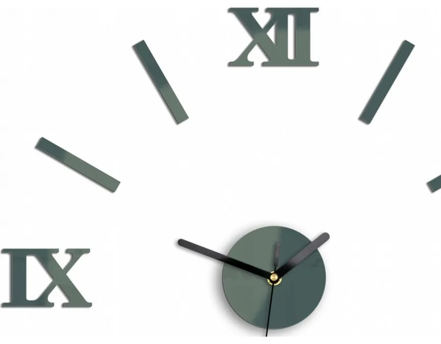 Zegar ścienny naklejany duży nowoczesny akrylowy na ścianę do salonu loft