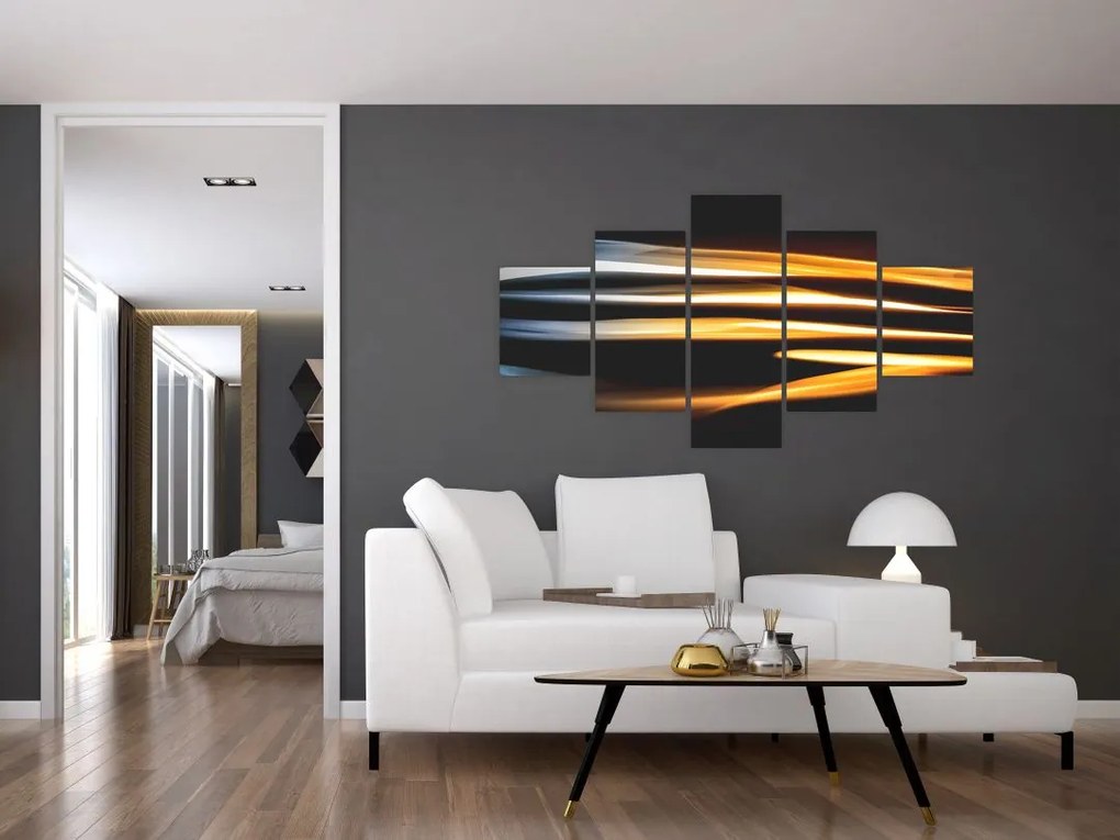 Czarny obraz (125x70 cm)