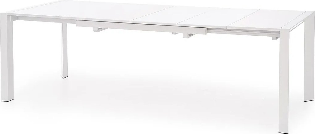 Stół rozkładany STANFORD XL 130(250)x80 biały